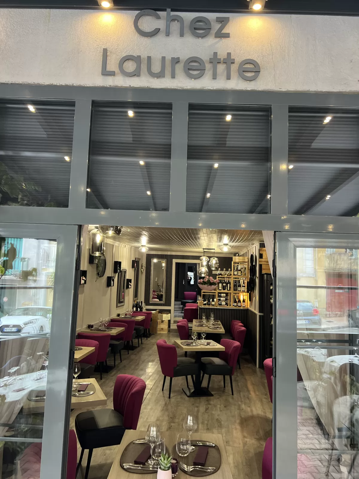 Plat élégant Chez Laurette