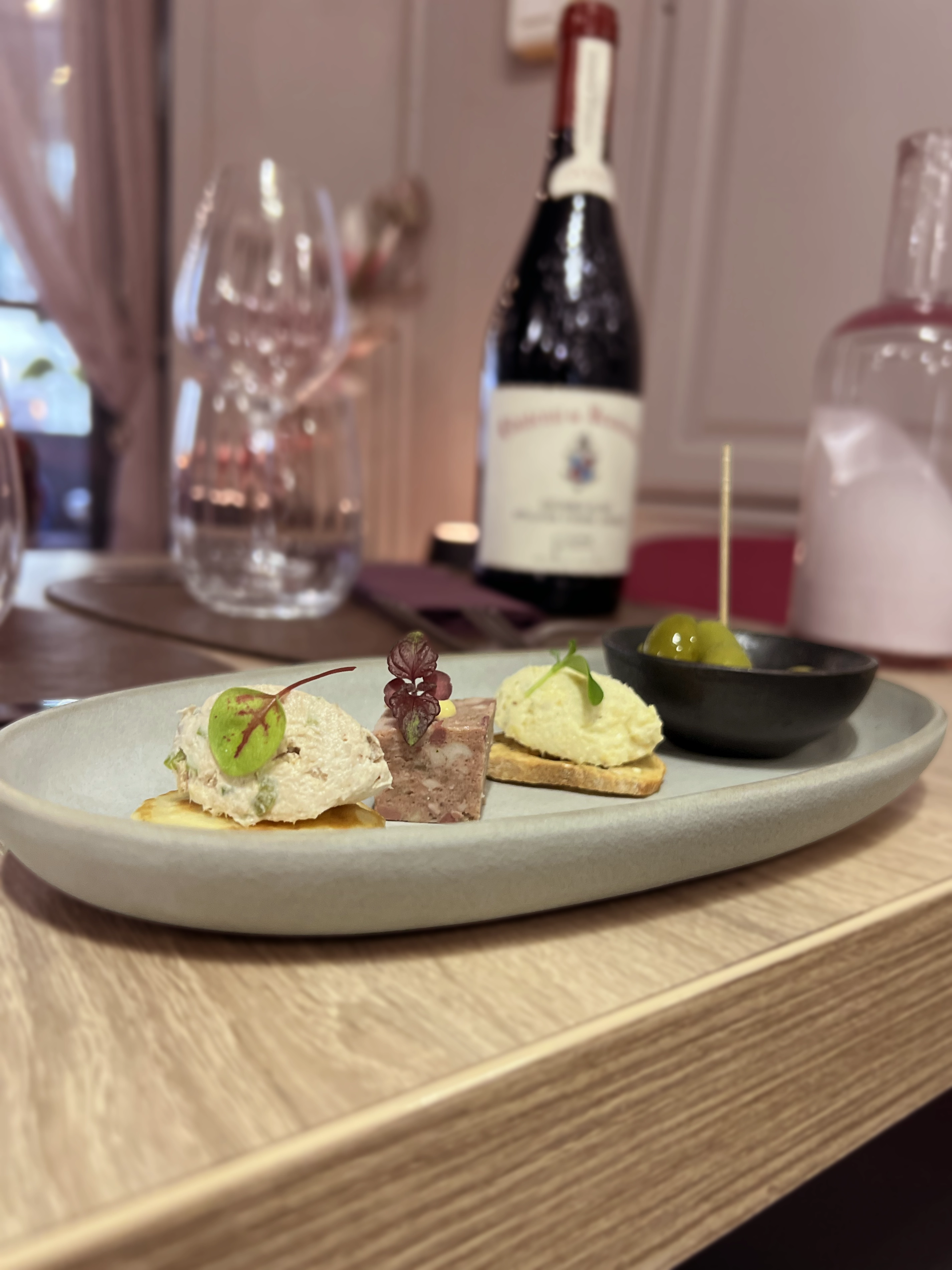 Mise en bouche du restaurant Chez Laurette